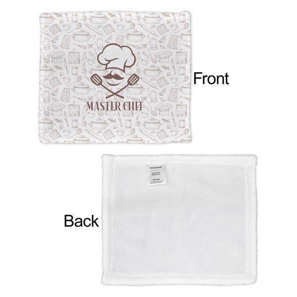 Master Chef Security Blanket - Front & White Back View