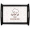 Master Chef Black Wooden Tray - Large w/ Name or Text