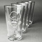 Master Chef Set of Four Engraved Pint Glasses - Set View