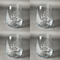 Master Chef Set of Four Personalized Stemless Wineglasses (Approval)