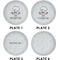 Master Chef Set of Lunch / Dinner Plates (Approval)