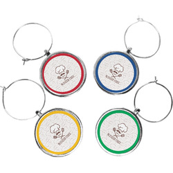 Master Chef Wine Charms (Set of 4) (Personalized)