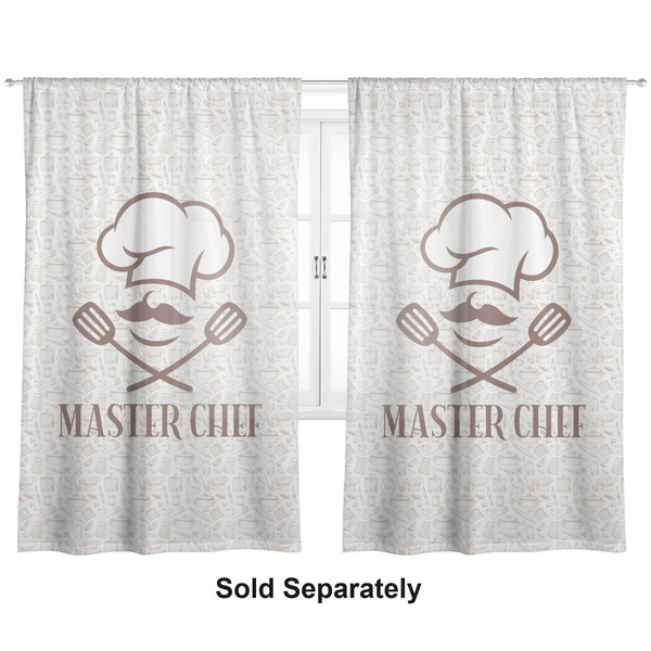 Master Chef Sheer Curtains Double