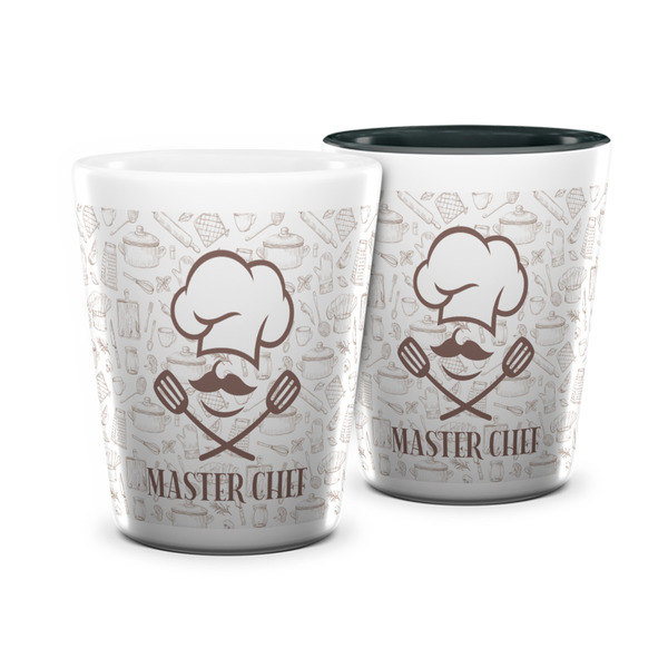 Custom Master Chef Ceramic Shot Glass - 1.5 oz (Personalized)