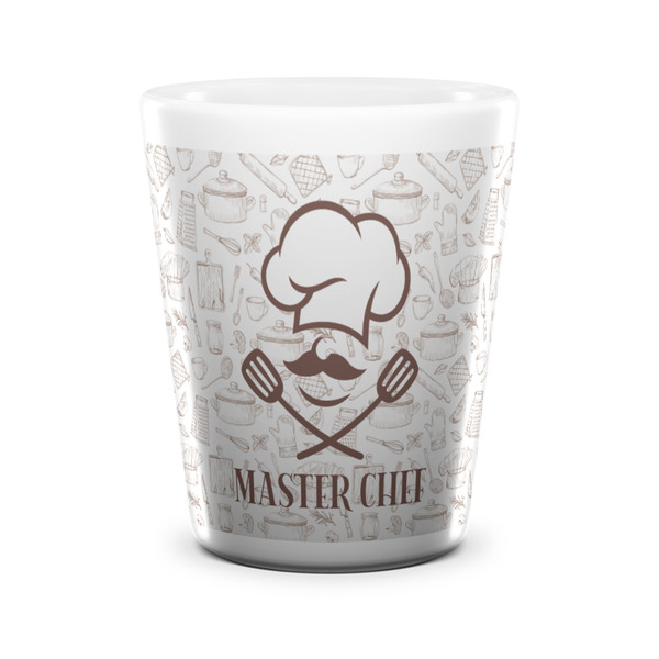 Master Chef Shot Glass - White - FRONT