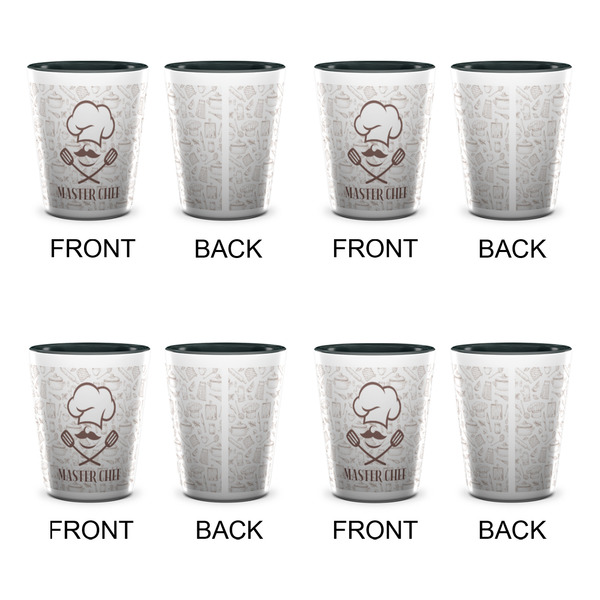 Master Chef Shot Glassess - Two Tone - Set of 4 - APPROVAL