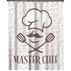 Master Chef Extra Long Shower Curtain - 70"x84" w/ Name or Text