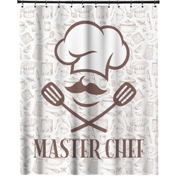 Master Chef Extra Long Shower Curtain - 70"x84" w/ Name or Text