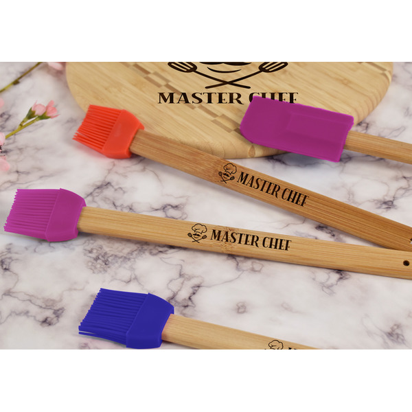 Master Chef Silicone Brush - Purple - Lifestyle