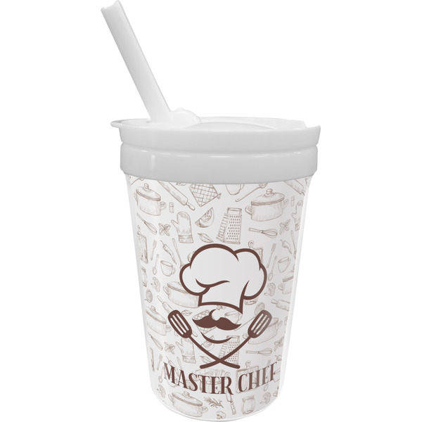 Custom Master Chef Sippy Cup with Straw (Personalized)