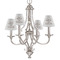Master Chef Small Chandelier Shade - LIFESTYLE (on chandelier)