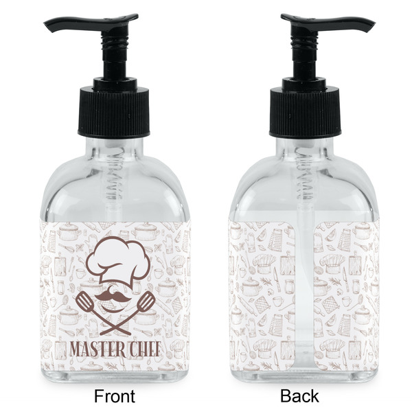 Master Chef Glass Soap/Lotion Dispenser - Approval