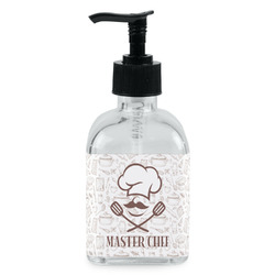 Master Chef Glass Soap & Lotion Bottle - Single Bottle (Personalized)
