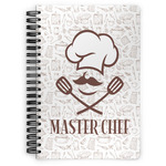 Master Chef Spiral Notebook - 7x10 w/ Name or Text