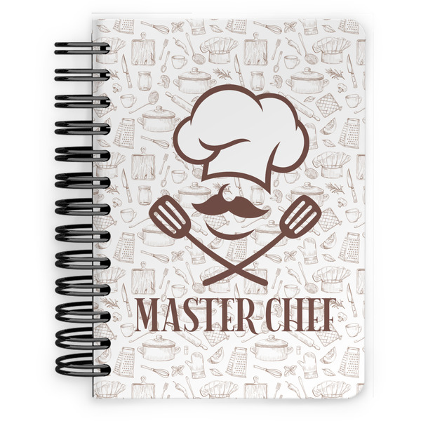 Custom Master Chef Spiral Notebook - 5x7 w/ Name or Text
