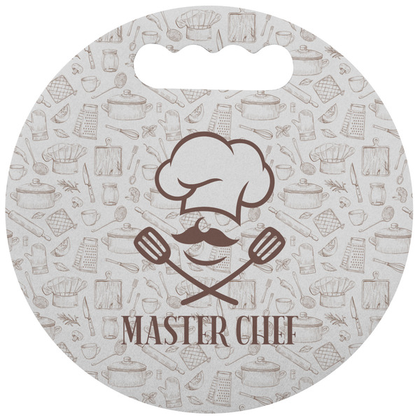 Custom Master Chef Stadium Cushion (Round) (Personalized)