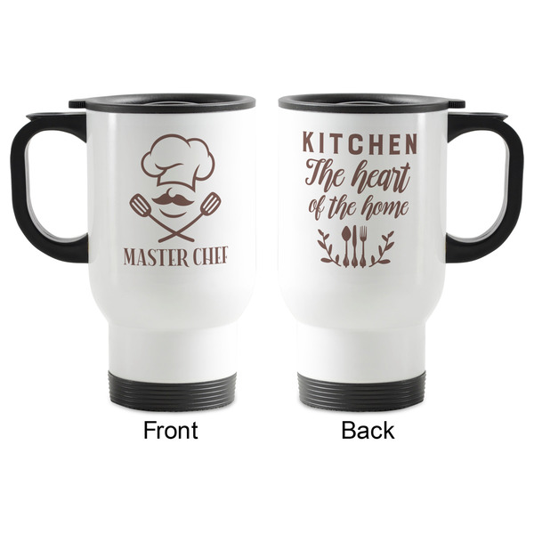 Master Chef Stainless Steel Travel Mug with Handle - Apvl