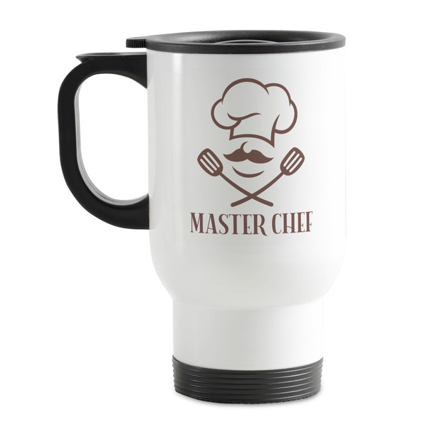 Custom Master Chef Stainless Steel Travel Mug with Handle