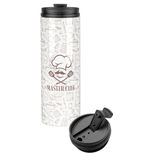 Custom Master Chef Stainless Steel Skinny Tumbler - 16 oz (Personalized)