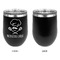 Master Chef Stainless Wine Tumblers - Black - Single Sided - Approval