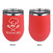 Master Chef Stainless Wine Tumblers - Coral - Single Sided - Approval