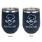 Master Chef Stainless Wine Tumblers - Navy - Double Sided - Approval