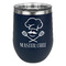 Master Chef Stainless Wine Tumblers - Navy - Double Sided - Front
