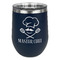 Master Chef Stemless Stainless Steel Wine Tumbler - Navy - Single Sided (Personalized)