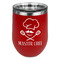 Master Chef Stemless Stainless Steel Wine Tumbler - Red - Single Sided (Personalized)