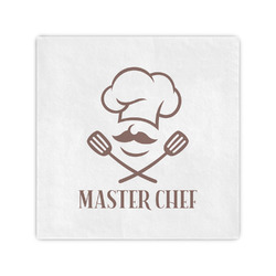 Master Chef Standard Cocktail Napkins (Personalized)