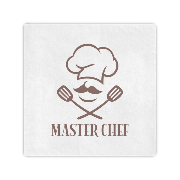 Custom Master Chef Standard Cocktail Napkins (Personalized)