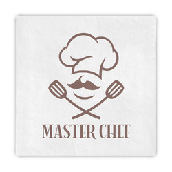 Master Chef Standard Decorative Napkins (Personalized)