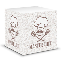 Master Chef Sticky Note Cube w/ Name or Text