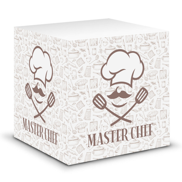 Custom Master Chef Sticky Note Cube w/ Name or Text