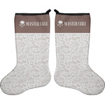 Master Chef Holiday Stocking - Double-Sided - Neoprene (Personalized)