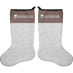 Master Chef Holiday Stocking - Double-Sided - Neoprene (Personalized)