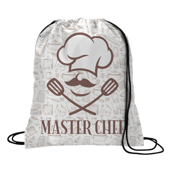 Custom Master Chef Drawstring Backpack - Medium w/ Name or Text