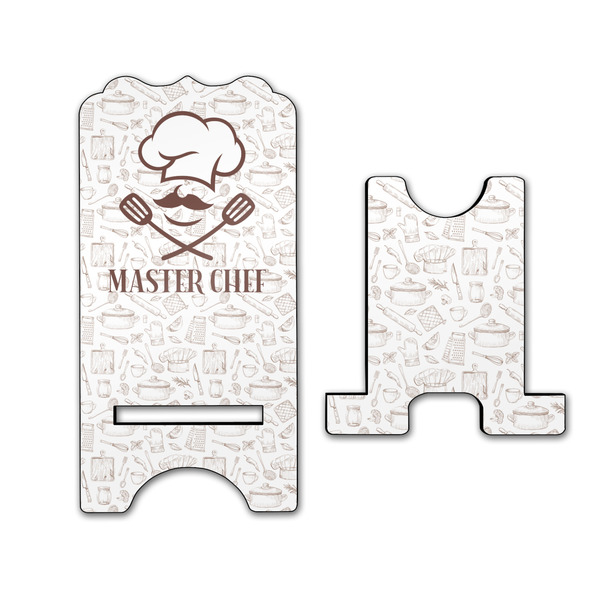 Master Chef Stylized Phone Stand - Front & Back - Large