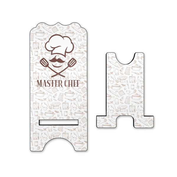 Master Chef Stylized Phone Stand - Front & Back - Small