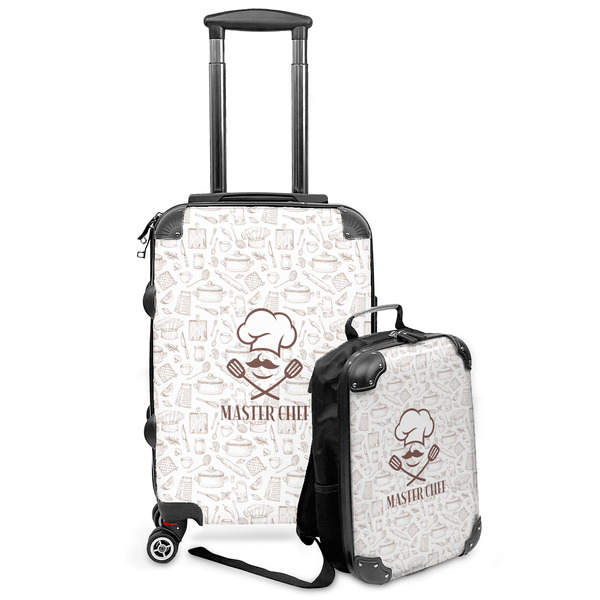 Custom Master Chef Kids 2-Piece Luggage Set - Suitcase & Backpack (Personalized)