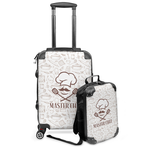 Custom Master Chef Kids 2-Piece Luggage Set - Suitcase & Backpack (Personalized)