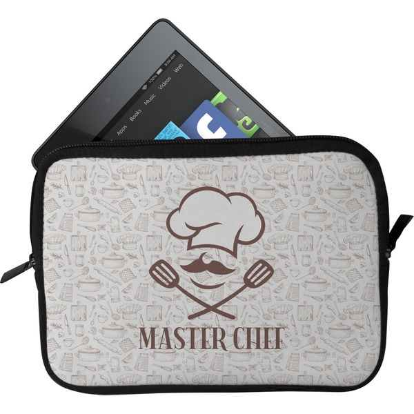Custom Master Chef Tablet Case / Sleeve - Small w/ Name or Text