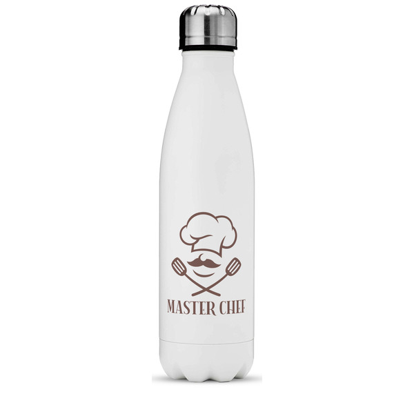 Custom Master Chef Water Bottle - 17 oz. - Stainless Steel - Full Color Printing (Personalized)