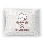 Master Chef Rectangular Throw Pillow Case (Personalized)