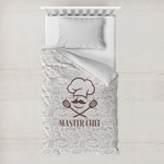 Master Chef Toddler Duvet Cover w/ Name or Text