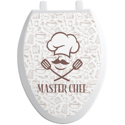 Master Chef Toilet Seat Decal - Elongated (Personalized)
