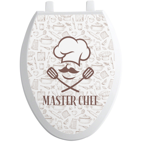 Master Chef Toilet Seat Decal Elongated