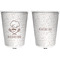 Master Chef Trash Can White - Front and Back - Apvl