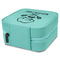 Master Chef Travel Jewelry Boxes - Leather - Teal - View from Rear