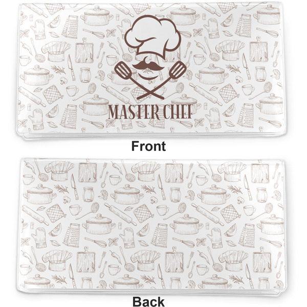 Master Chef Vinyl Check Book Cover - Front and Back